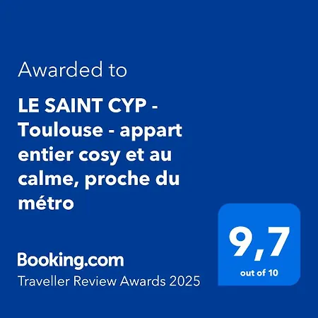 Appartamento Le Saint Cyp - - Entier Cosy Et Au Calme, Proche Du Metro *