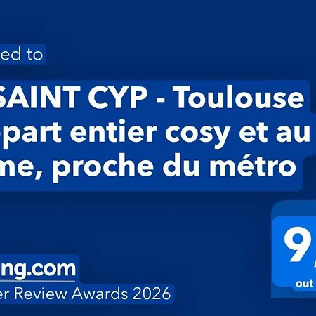 Apartman Le Saint Cyp - - Entier Cosy Et Au Calme, Proche Du Metro *